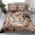 Personalised Aloha King Kamehameha Spirits Bedding Set Beige Special