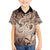 Personalised Aloha King Kamehameha Spirits Family Matching Long Sleeve Bodycon Dress and Hawaiian Shirt Beige Special LT9 Son's Shirt Beige - Polynesian Pride