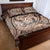 Personalised Aloha King Kamehameha Spirits Quilt Bed Set Beige Special