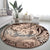 Personalised Aloha King Kamehameha Spirits Round Carpet Beige Special