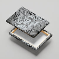 Personalised Aloha King Kamehameha Spirits Canvas Wall Art Grey Special