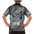 Personalised Aloha King Kamehameha Spirits Family Matching Mermaid Dress and Hawaiian Shirt Grey Special LT9 - Polynesian Pride