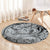 Personalised Aloha King Kamehameha Spirits Round Carpet Grey Special