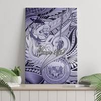 Personalised Aloha King Kamehameha Spirits Canvas Wall Art Violet Special