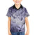Personalised Aloha King Kamehameha Spirits Family Matching Off Shoulder Long Sleeve Dress and Hawaiian Shirt Violet Special LT9 Son's Shirt Violet - Polynesian Pride