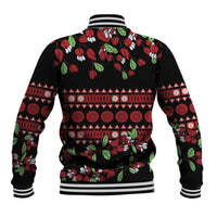 Fiji Masi Bula Tagimoucia Flowers Baseball Jacket LT9 - Polynesian Pride