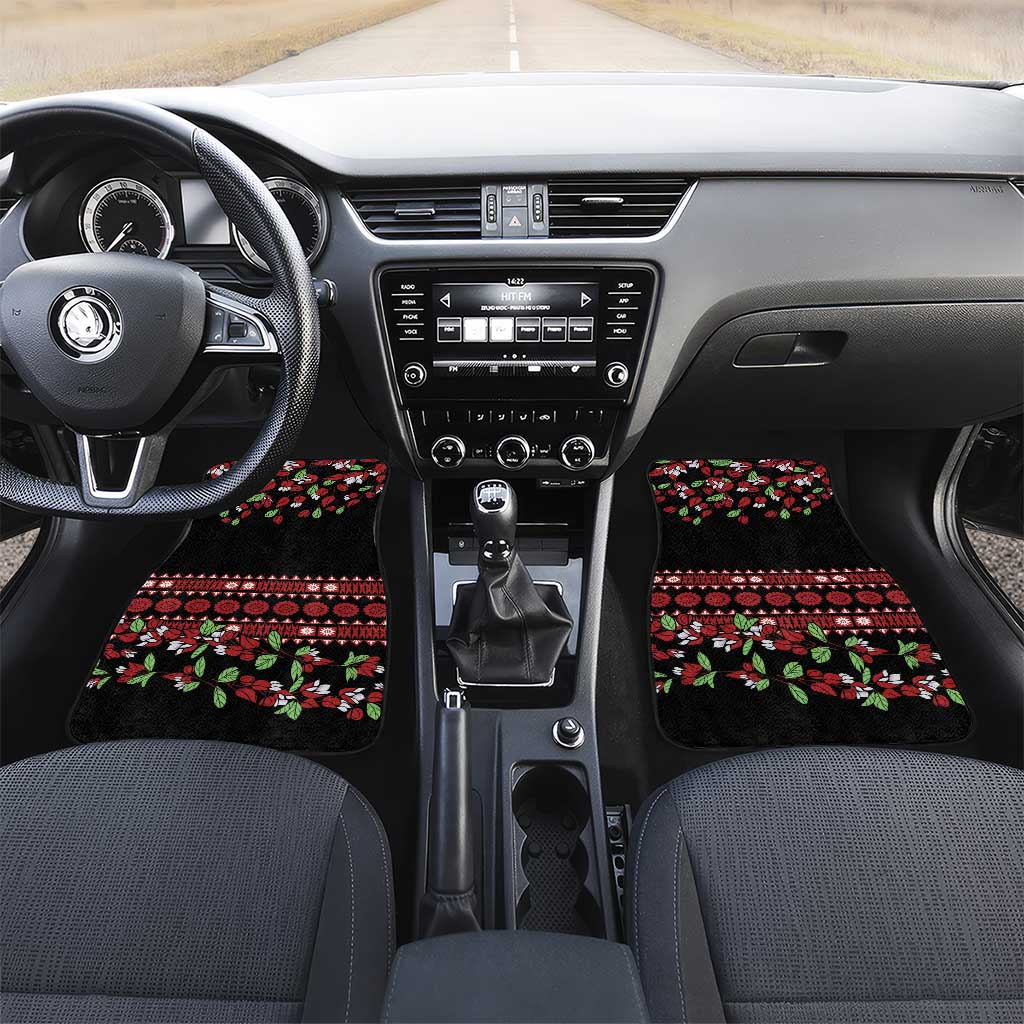 Fiji Masi Bula Tagimoucia Flowers Car Mats