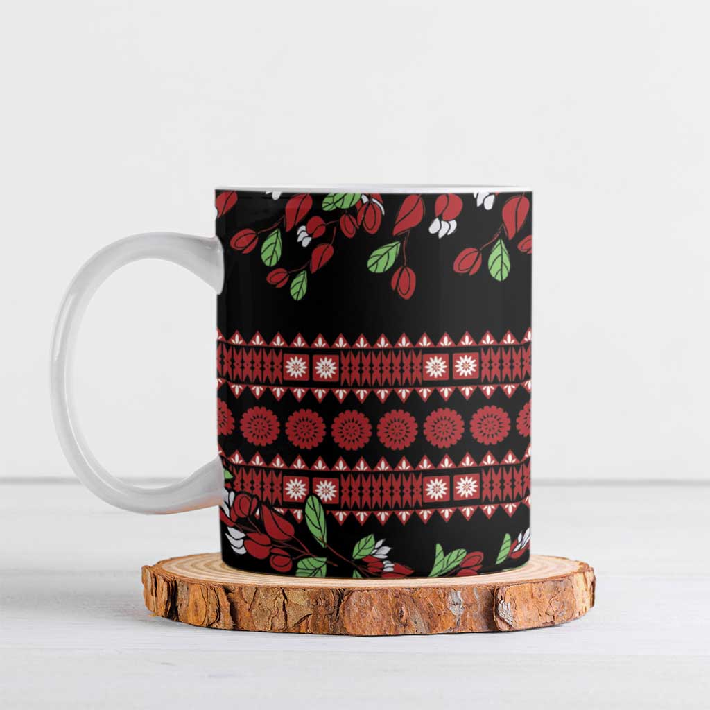 Fiji Masi Bula Tagimoucia Flowers Ceramic Mug - Polynesian Pride