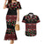 Fiji Masi Bula Tagimoucia Flowers Couples Matching Mermaid Dress and Hawaiian Shirt