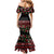 Fiji Masi Bula Tagimoucia Flowers Family Matching Mermaid Dress and Hawaiian Shirt