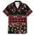 Fiji Masi Bula Tagimoucia Flowers Family Matching Summer Maxi Dress and Hawaiian Shirt