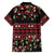 Fiji Masi Bula Tagimoucia Flowers Family Matching Summer Maxi Dress and Hawaiian Shirt