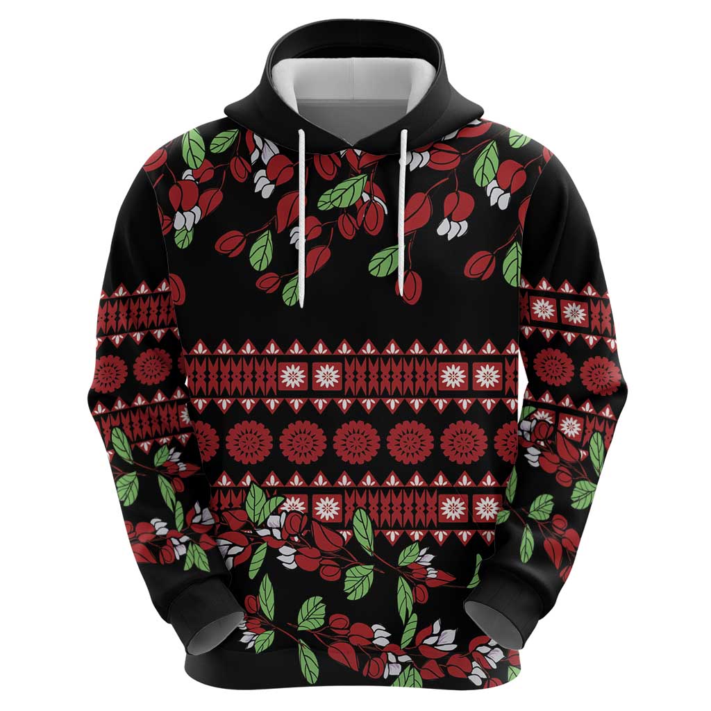 Fiji Masi Bula Tagimoucia Flowers Hoodie LT9 - Polynesian Pride