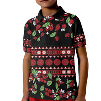 Fiji Masi Bula Tagimoucia Flowers Kid Polo Shirt LT9 Kid Red - Polynesian Pride