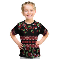 Fiji Masi Bula Tagimoucia Flowers Kid T Shirt LT9 Red - Polynesian Pride