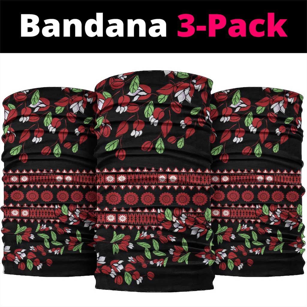 Fiji Masi Bula Tagimoucia Flowers Neck Gaiter - Polynesian Pride