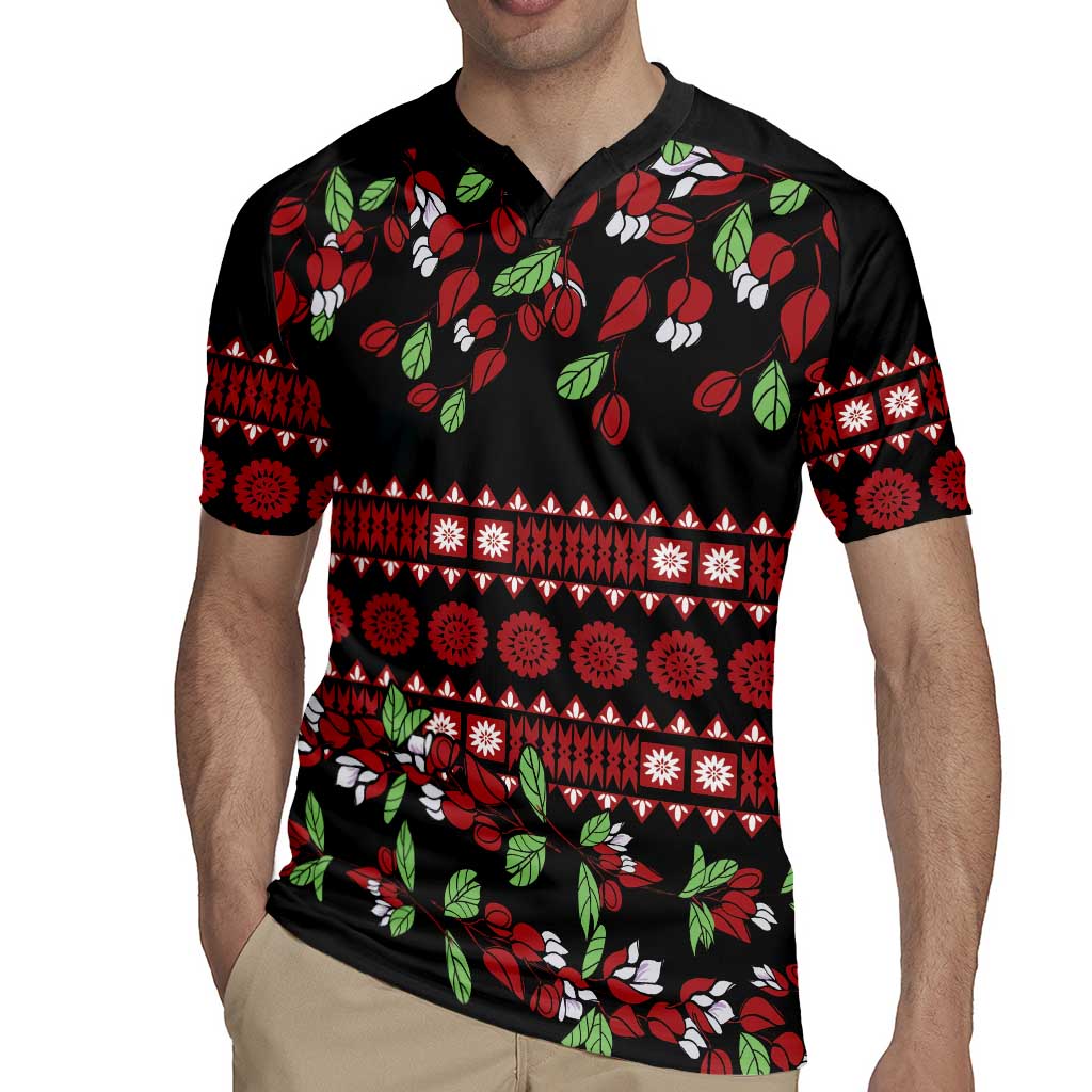 Fiji Masi Bula Tagimoucia Flowers Rugby Jersey