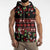 Fiji Masi Bula Tagimoucia Flowers Sleeveless Hoodie - Polynesian Pride