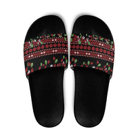 Fiji Masi Bula Tagimoucia Flowers Slide Sandals - Polynesian Pride