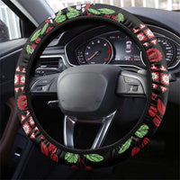 Fiji Masi Bula Tagimoucia Flowers Steering Wheel Cover LT9 - Polynesian Pride