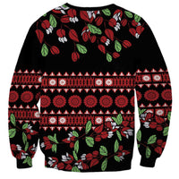 Fiji Masi Bula Tagimoucia Flowers Sweatshirt LT9 - Polynesian Pride