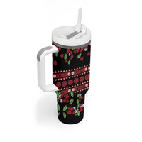 Fiji Masi Bula Tagimoucia Flowers Tumbler With Handle