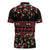Fiji Masi Bula Tagimoucia Flowers Zipper Polo Shirt - Polynesian Pride