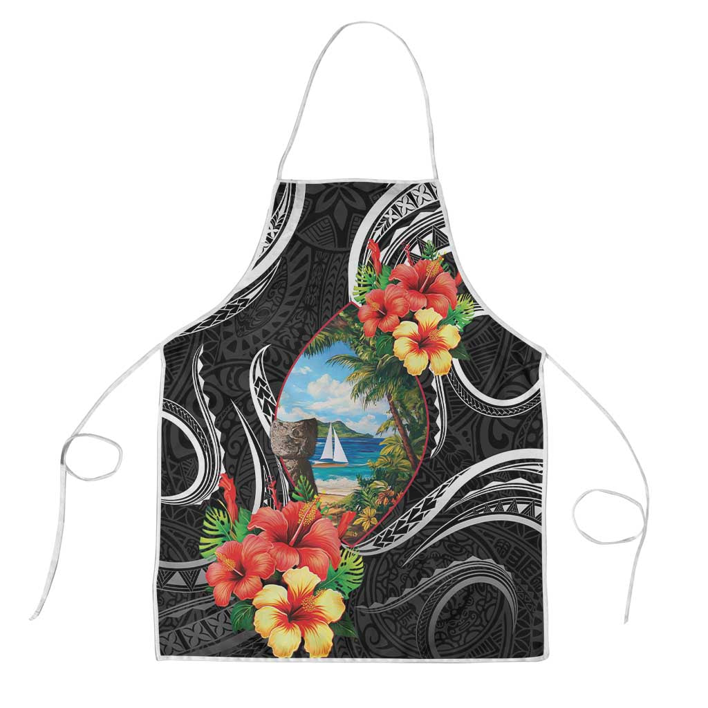 Hafa Adai Guam Apron Guahan Seal Chamorro Stones Tribal - Polynesian Pride