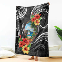 Hafa Adai Guam Blanket Guahan Seal Chamorro Stones Tribal