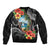 Hafa Adai Guam Bomber Jacket Guahan Seal Chamorro Stones Tribal