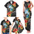 Hafa Adai Guam Family Matching Tank Maxi Dress and Hawaiian Shirt Guahan Seal Chamorro Stones Tribal