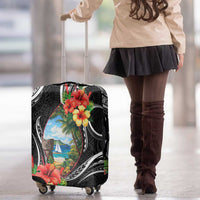 Hafa Adai Guam Luggage Cover Guahan Seal Chamorro Stones Tribal