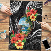 Hafa Adai Guam Puzzle Guahan Seal Chamorro Stones Tribal - Polynesian Pride