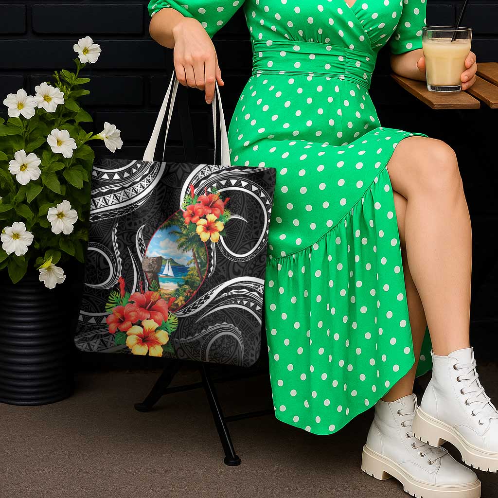 Hafa Adai Guam Tote Bag Guahan Seal Chamorro Stones Tribal - Polynesian Pride