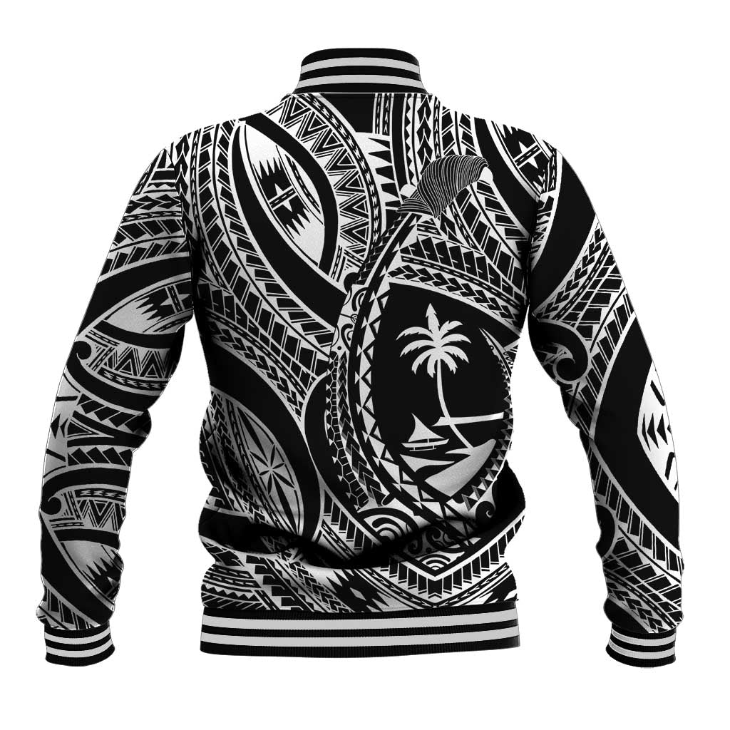 Hafa Adai Guam Inspired Tattoo Baseball Jacket