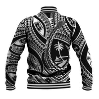 Hafa Adai Guam Inspired Tattoo Baseball Jacket