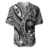 Hafa Adai Guam Inspired Tattoo Baseball Jersey