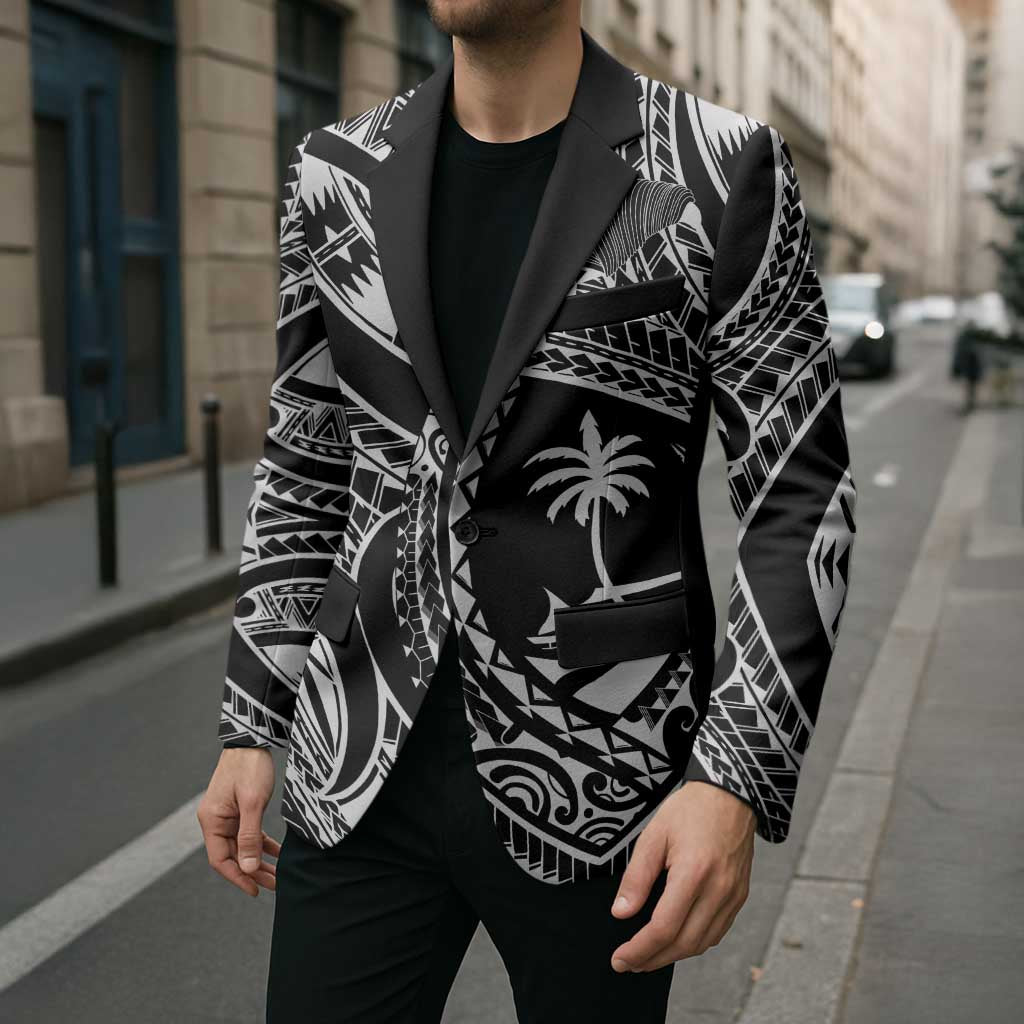 Hafa Adai Guam Inspired Tattoo Blazer - Polynesian Pride