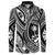 Hafa Adai Guam Inspired Tattoo Button Sweatshirt