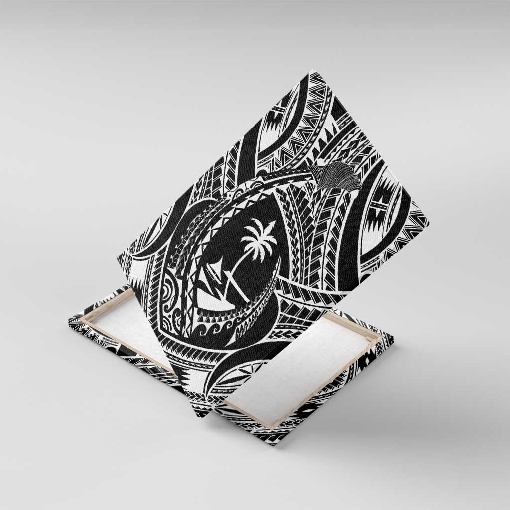 Hafa Adai Guam Inspired Tattoo Canvas Wall Art