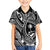 Hafa Adai Guam Inspired Tattoo Family Matching Short Sleeve Bodycon Dress and Hawaiian Shirt