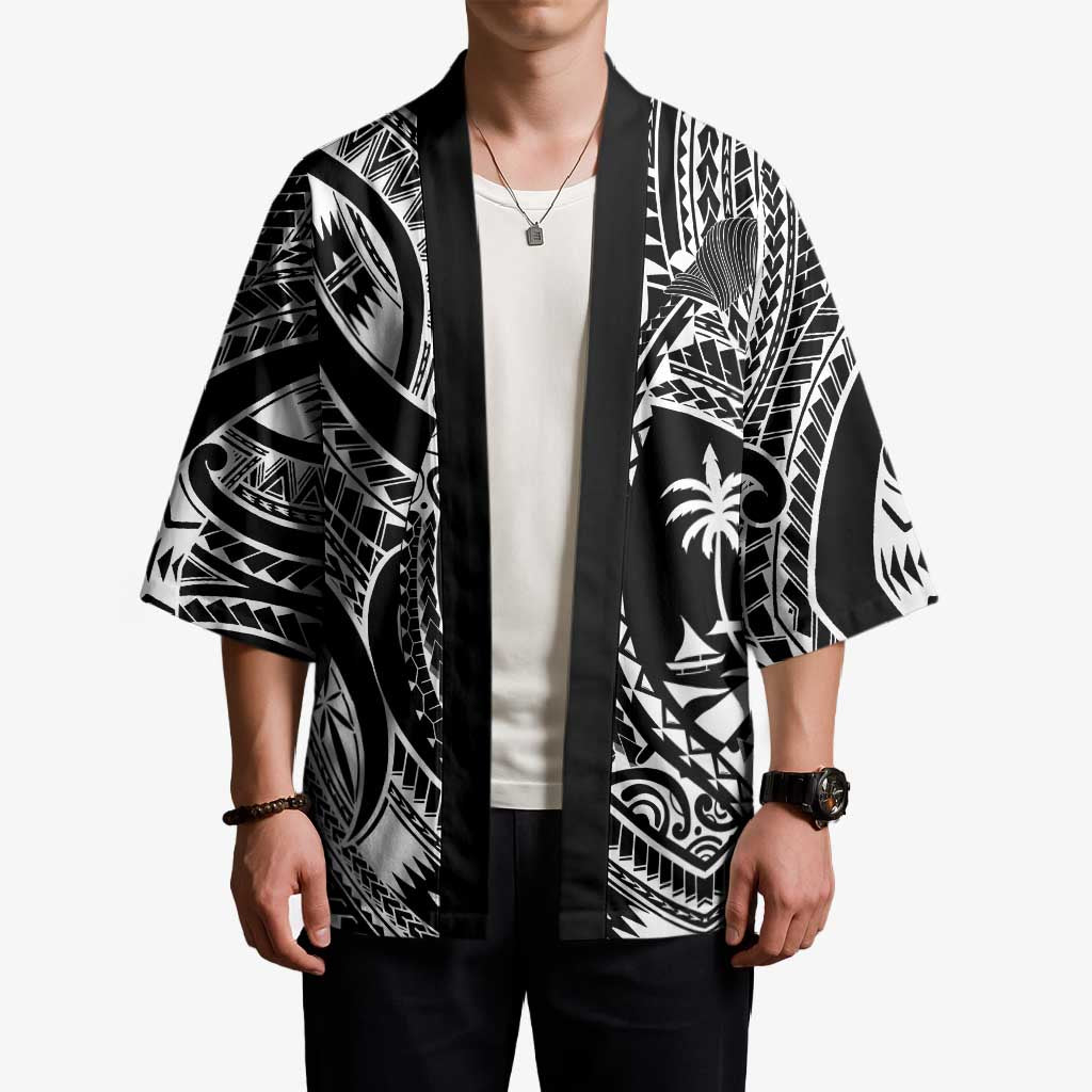 Hafa Adai Guam Inspired Tattoo Kimono - Polynesian Pride