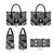 Hafa Adai Guam Inspired Tattoo Leather Bag - Polynesian Pride