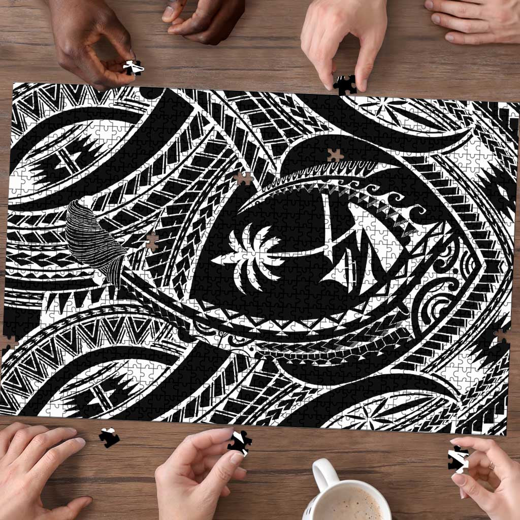 Hafa Adai Guam Inspired Tattoo Puzzle - Polynesian Pride