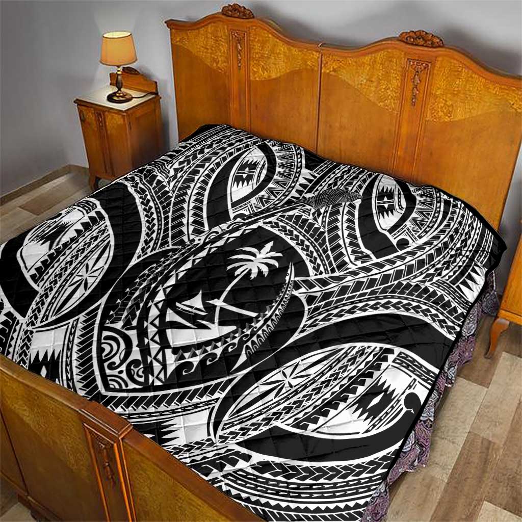 Hafa Adai Guam Inspired Tattoo Quilt