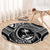 Hafa Adai Guam Inspired Tattoo Round Carpet