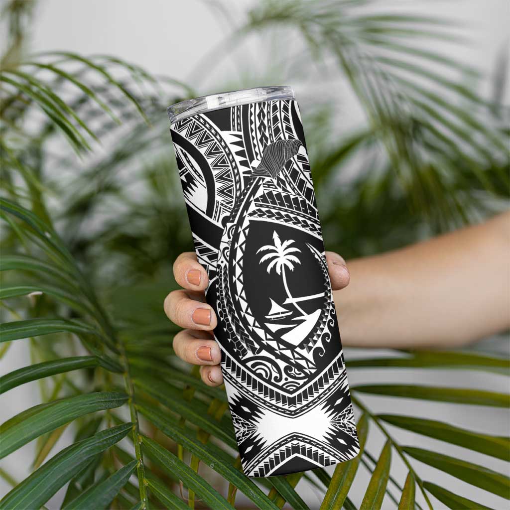 Hafa Adai Guam Inspired Tattoo Skinny Tumbler
