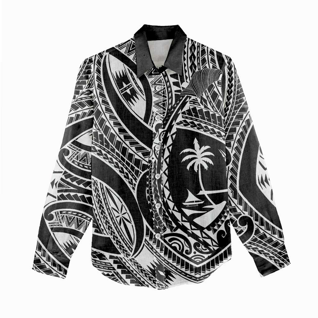 Hafa Adai Guam Inspired Tattoo Women Casual Shirt