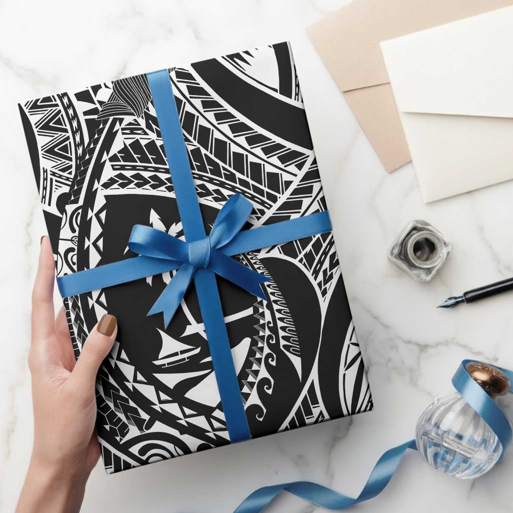 Hafa Adai Guam Inspired Tattoo Wrapping Paper - Polynesian Pride