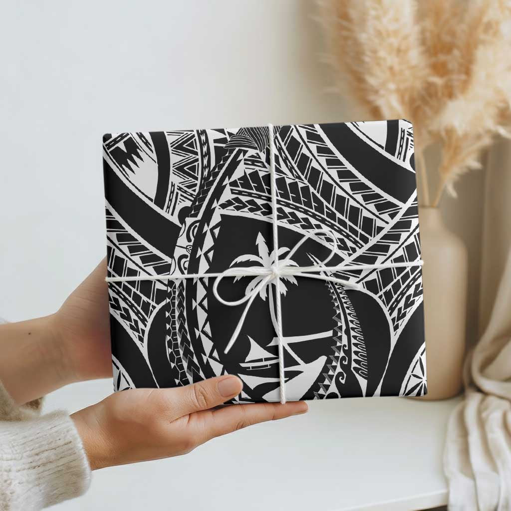 Hafa Adai Guam Inspired Tattoo Wrapping Paper - Polynesian Pride